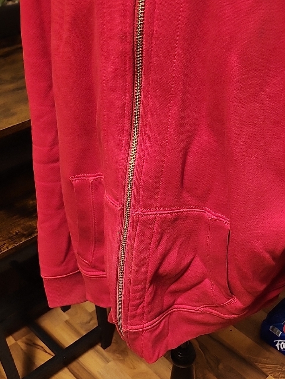 Ralph Lauren Red Zip-Up Hoodie Sweater - Picture 8 of 8